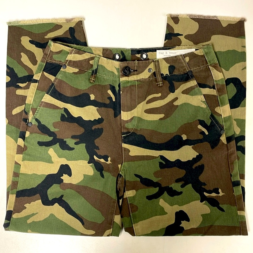 Rag & Bone camo Buckley pant